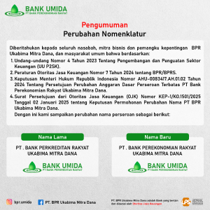 Pengumuman Perubahan Nomenklatur